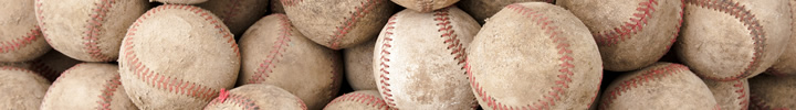 old baseballs